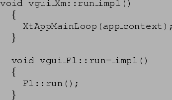 void vgui\_Xm::run\_impl() { ... }